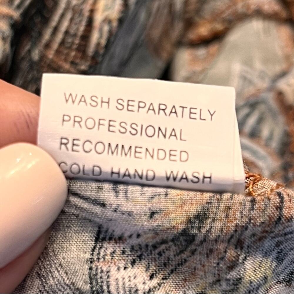 Anthropologie Jaase Feather Print Midi Dress Smal… - image 8